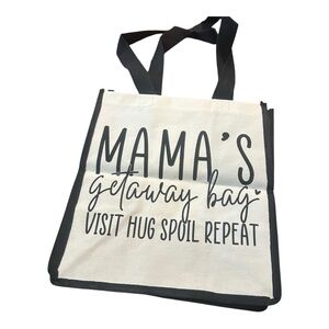Mamas Getaway Bag Tote Visit Hug Spoil‎ Repeat Cute Novelty Shoulder Bag